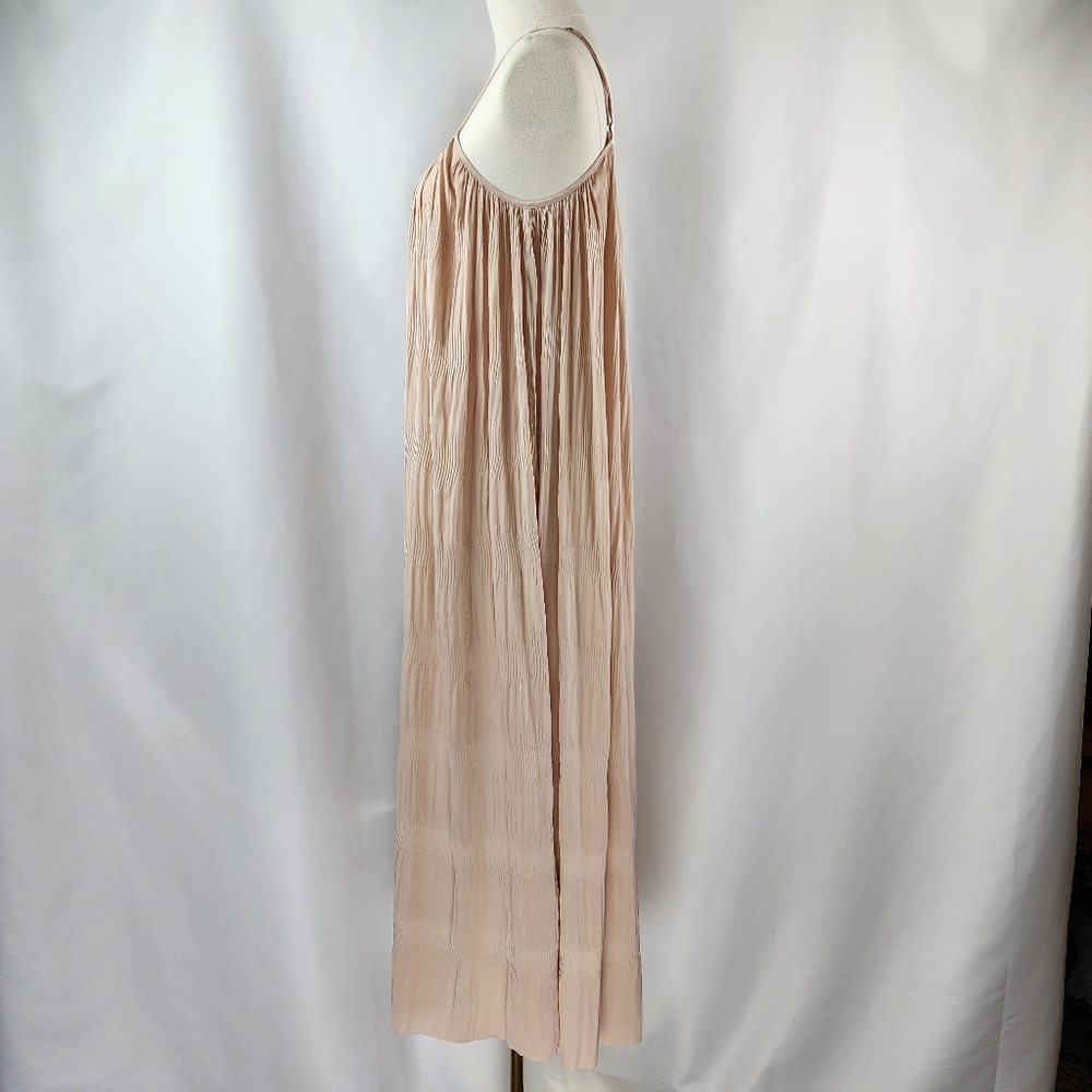Current Air Anthropologie Women's Blush Sleeveless Midi Dress Size S - Picture 3 of 8